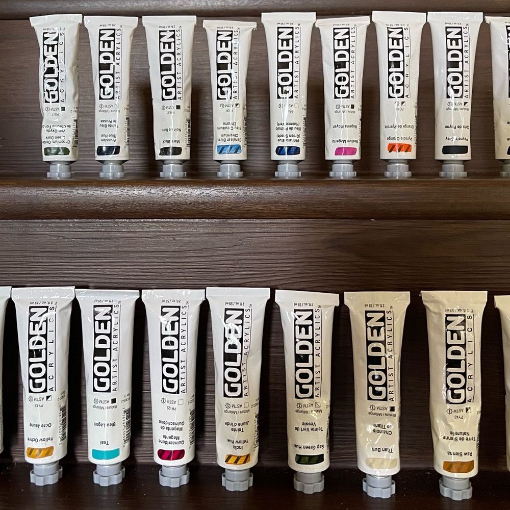GOLDEN Artist Acrylics Paint Bundle - Jackpot